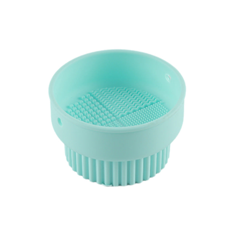2-in-1 Silicone Makeup Brush Cleaner & Holder Cup
