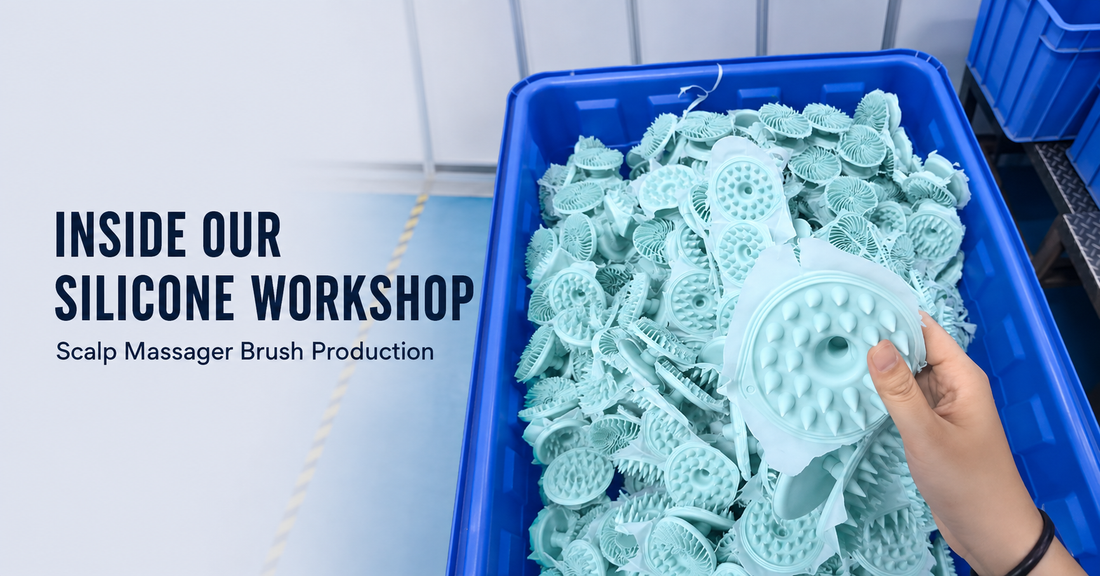 Inside Our Clean Silicone Molding Workshop: Scalp Massager Brush Production