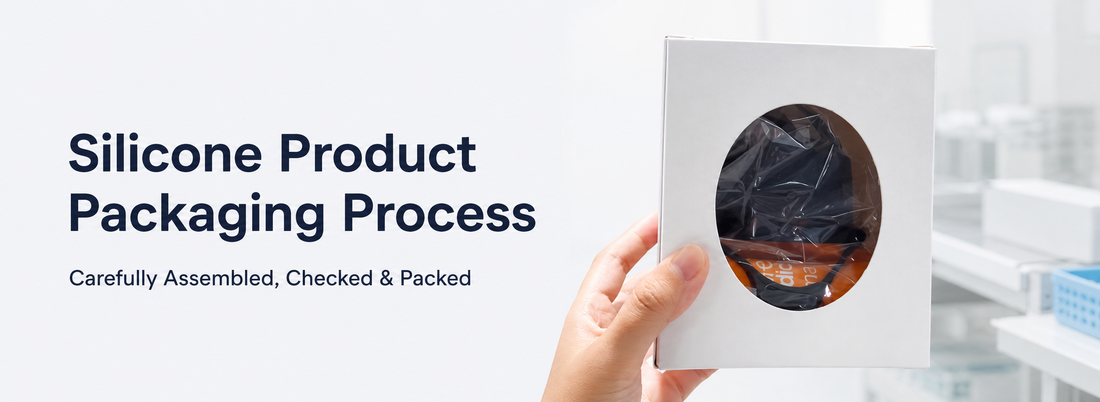 Silicone product assembly and retail packaging process at VORLIX