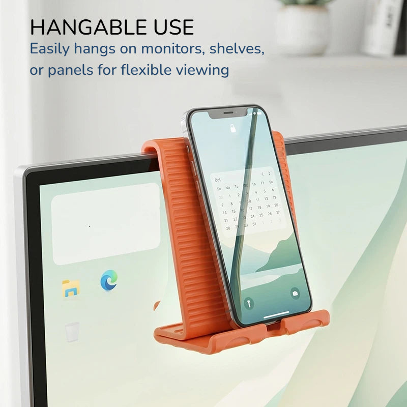 Adjustable Silicone Foldable Phone Holder – Portable Bendable Stand for Desk, Travel & Hands-Free Use