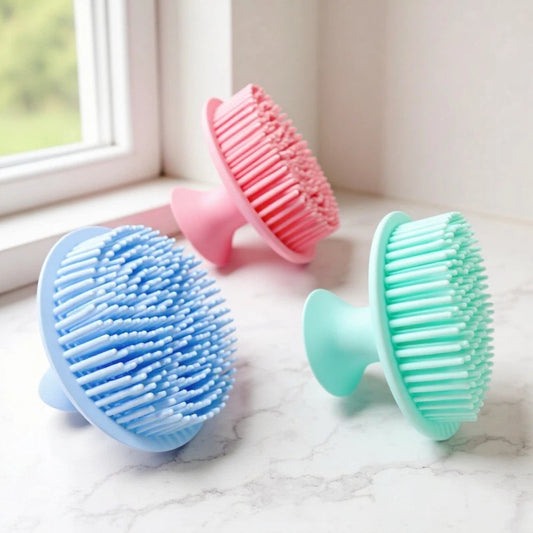 Baby Silicone Bath & Shampoo Brush