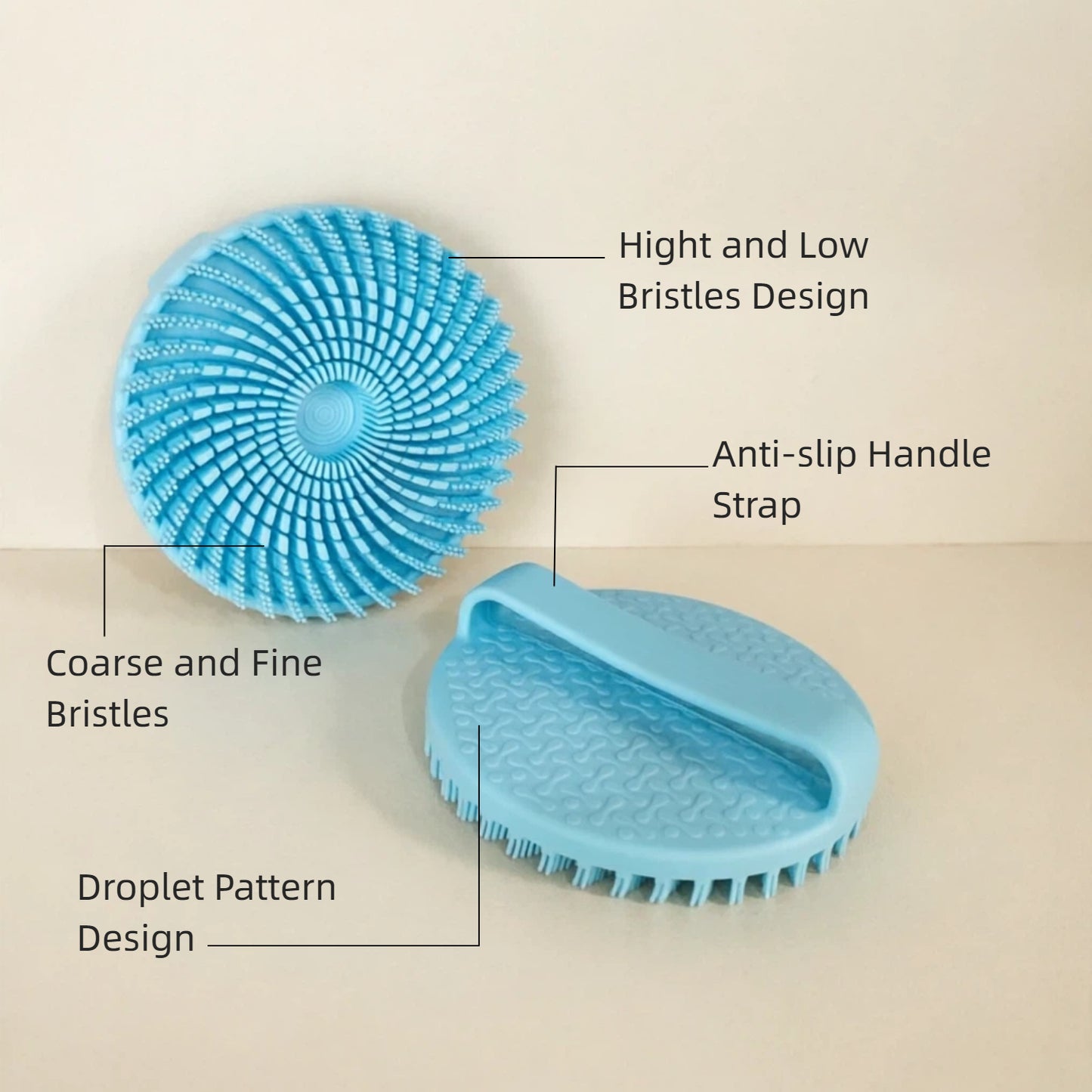 Silicone Body Scrubber Brush