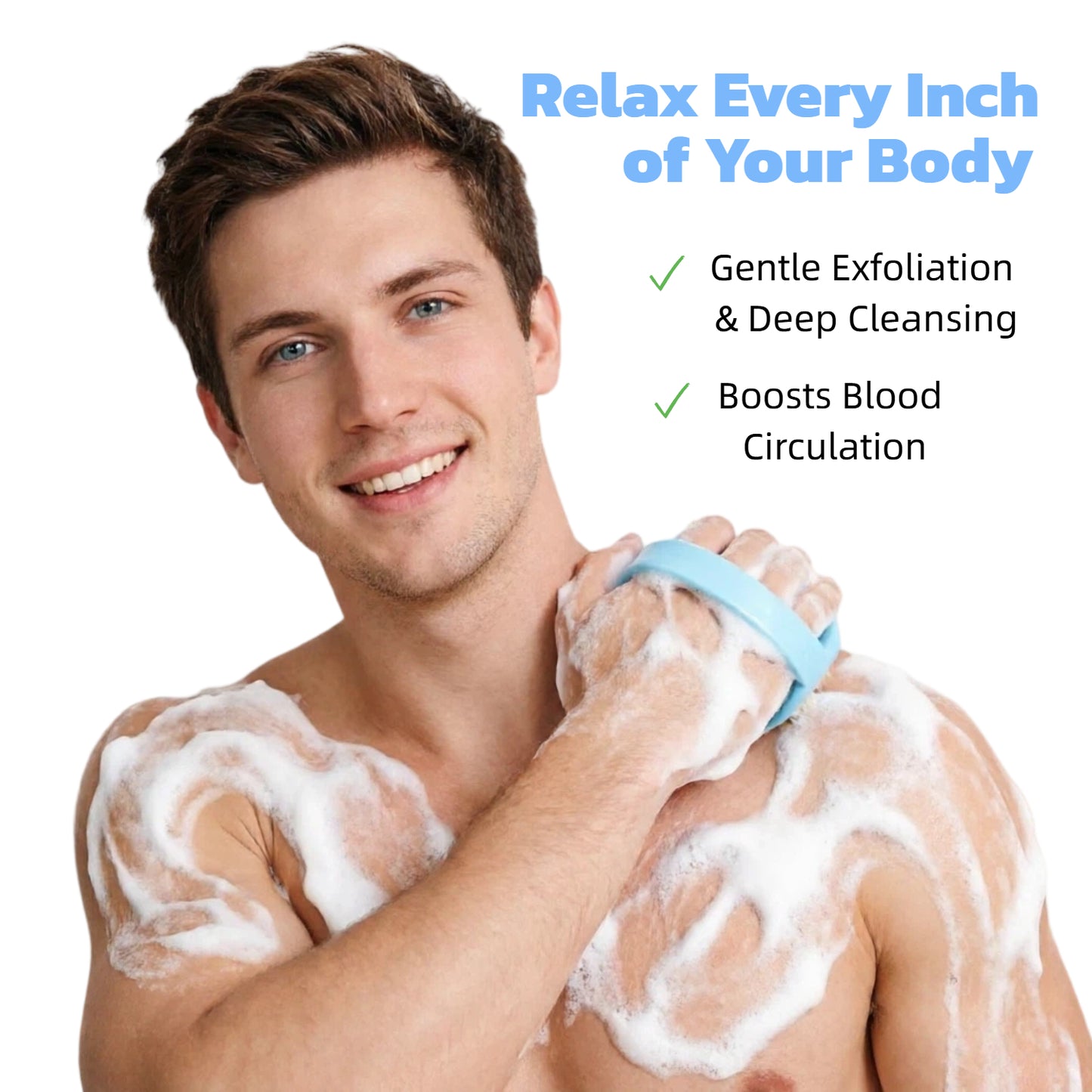 Silicone Body Scrubber Brush