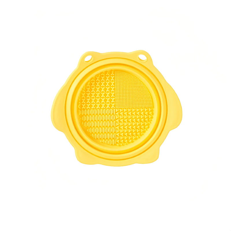 Foldable Silicone Makeup Brush Cleaning Bowl, Custom Colors Available