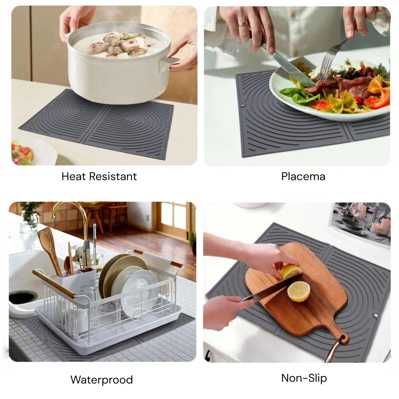 Multi-Use Silicone Kitchen Mat