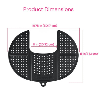 Foldable Silicone Makeup Sink Topper Mat