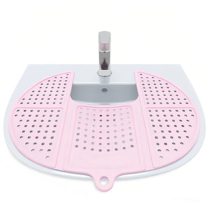 Foldable Silicone Makeup Sink Topper Mat