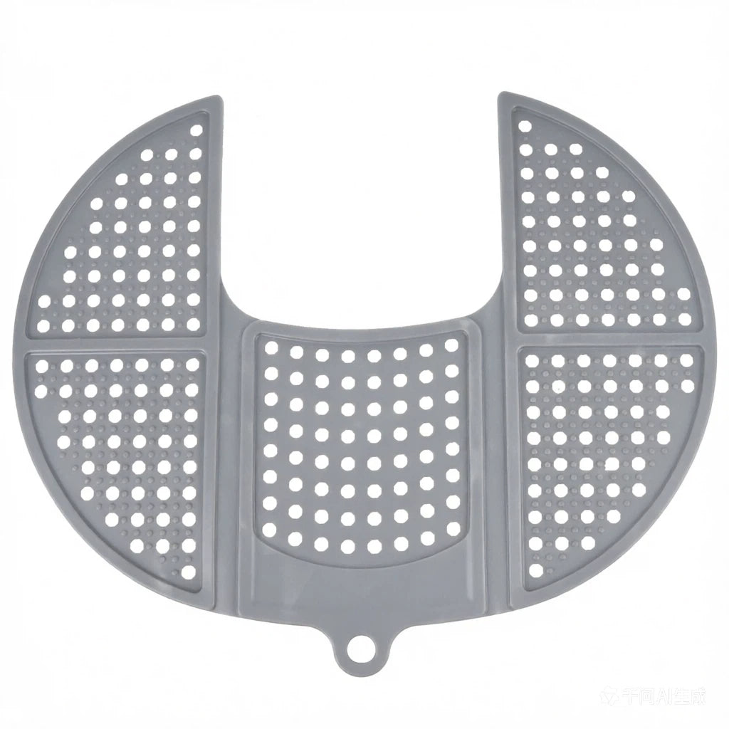 Foldable Silicone Makeup Sink Topper Mat