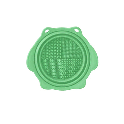 Foldable Silicone Makeup Brush Cleaning Bowl, Custom Colors Available