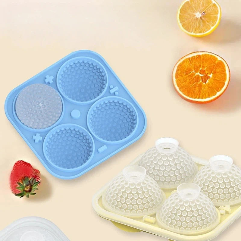 Golf Ball Ice Cube Mold with Lid