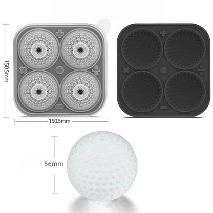 Golf Ball Ice Cube Mold with Lid