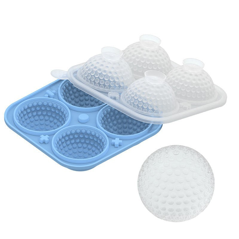Golf Ball Ice Cube Mold with Lid