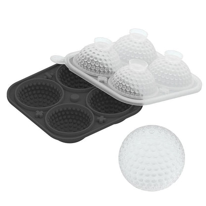 Golf Ball Ice Cube Mold with Lid