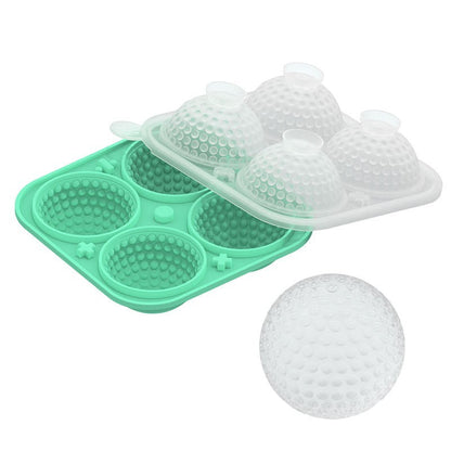 Golf Ball Ice Cube Mold with Lid
