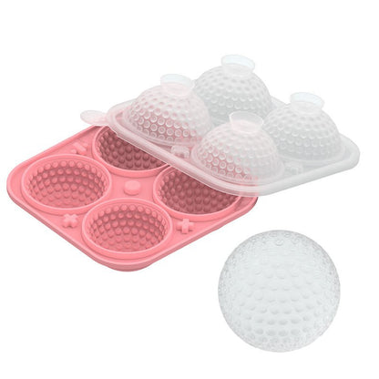 Golf Ball Ice Cube Mold with Lid