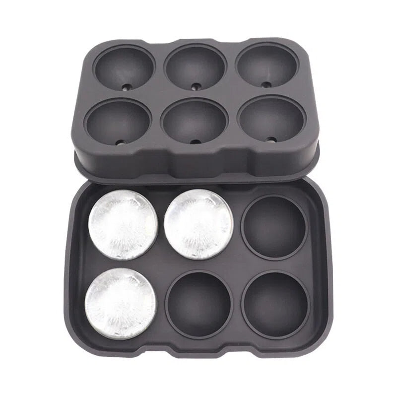 Silicone Ice Ball Mold with Lid