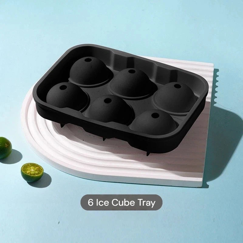 Silicone Ice Ball Mold with Lid