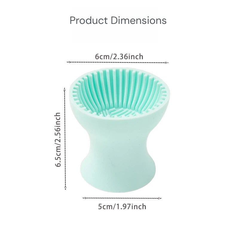 Silicone Makeup Brush Cleaning Cup