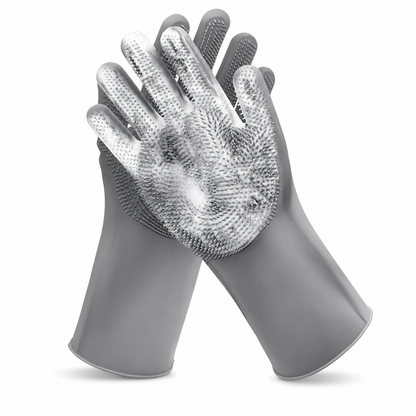 Silicone Pet Grooming Gloves for Bathing, Massage & Hair Removal