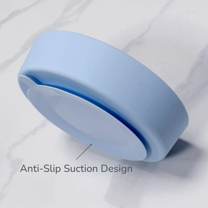 Pet Slow Feeder Bowl with Suction Base | Silicone Slow Feeding Bowl for Dogs & Cats