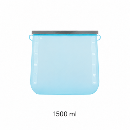 1500 ml reusable silicone food storage bag