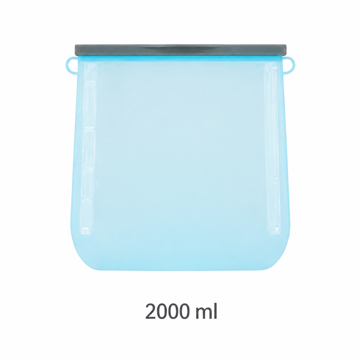 2000 ml reusable silicone food storage bag