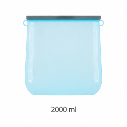 2000 ml reusable silicone food storage bag
