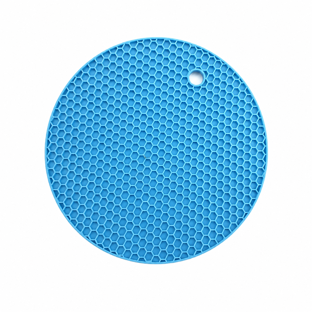 Round Honeycomb Silicone Trivet Mat – Heat-Resistant Pot Holder