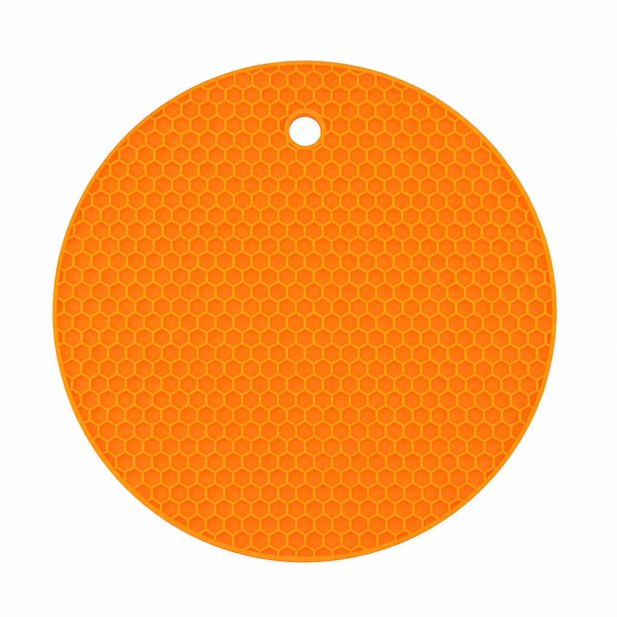 Round Honeycomb Silicone Trivet Mat – Heat-Resistant Pot Holder