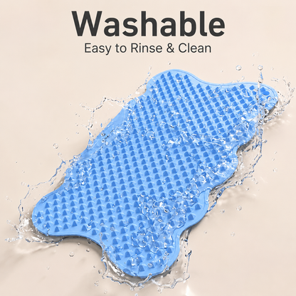 Silicone Foot Massage Mat – Washable Non-Slip Foot Care Mat for Bathroom, Shower & Home Use