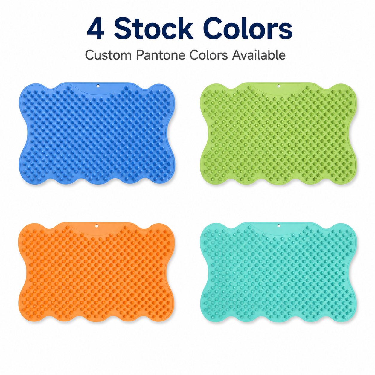 Silicone Foot Massage Mat – Washable Non-Slip Foot Care Mat for Bathroom, Shower & Home Use