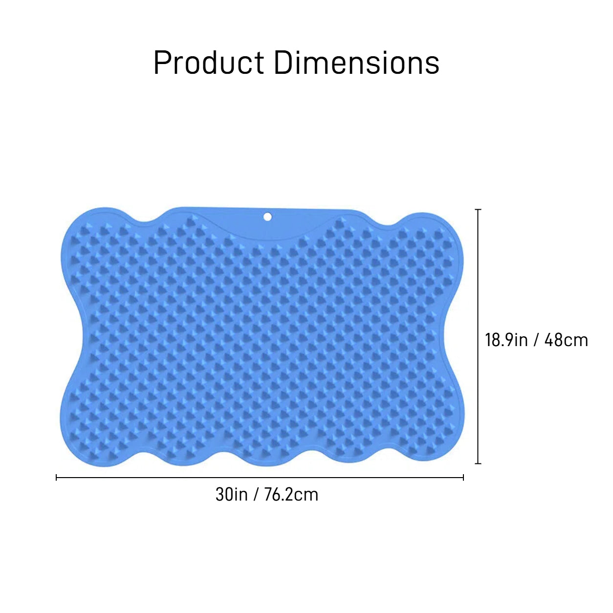 Silicone Foot Massage Mat – Washable Non-Slip Foot Care Mat for Bathroom, Shower & Home Use