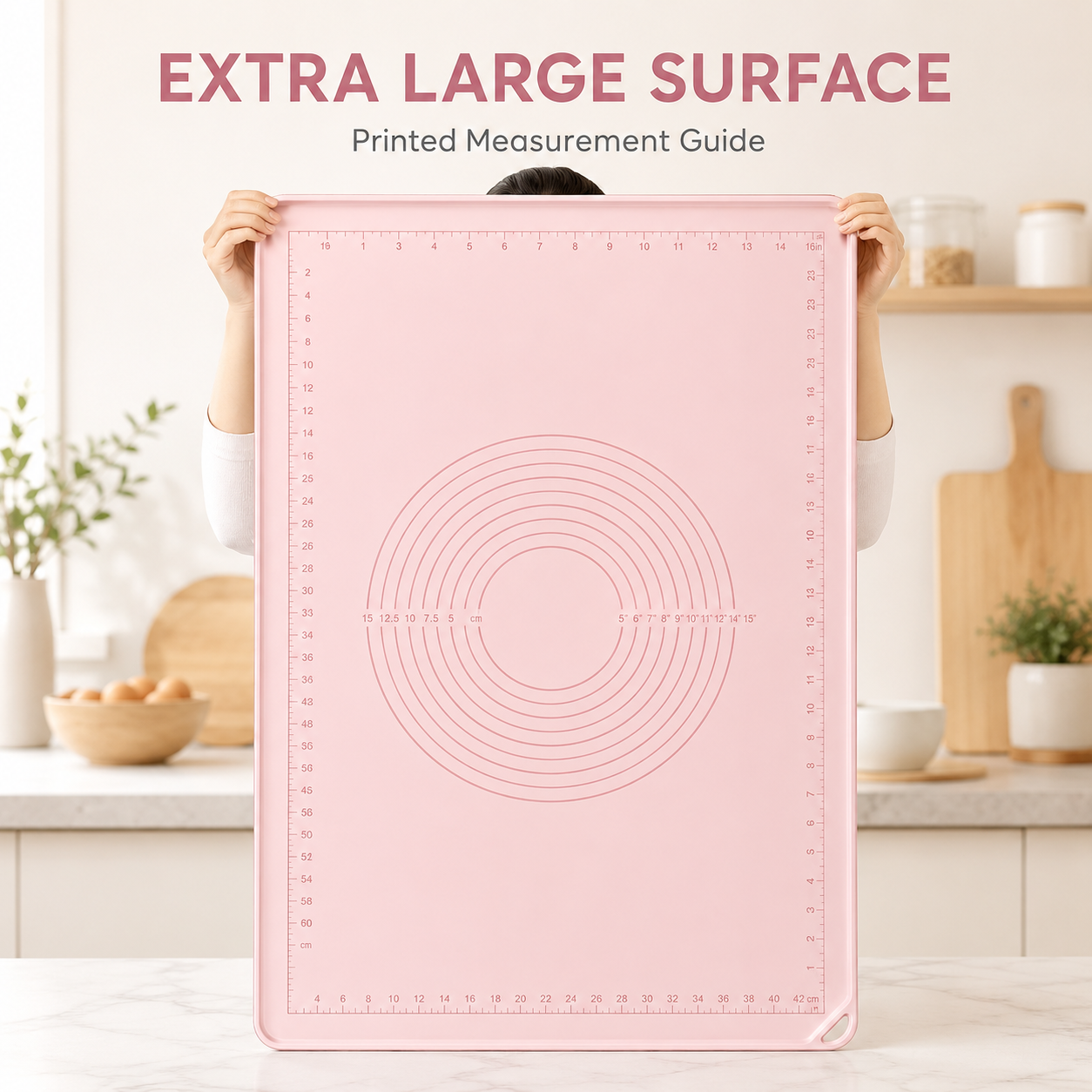 Non-Stick Silicone Pastry Mat with Measurement Guide