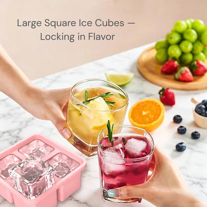 4-Cavity Large Ice Cube Mold